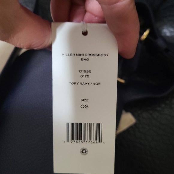 Tory Burch Navy Miller Mini Crossbody Bag Nwt - Picture 11 of 12